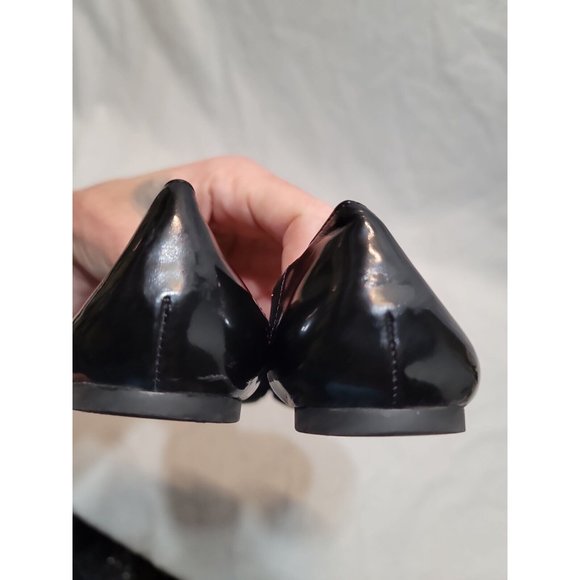 Alex Marie Tonee Black Leather Ballet Flats Slip on Size 7M - Picture 4 of 7